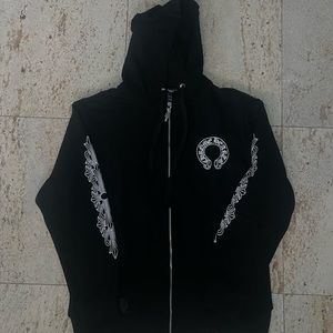 Chrome Hearts Horse Shoe Floral Hoodie
Black